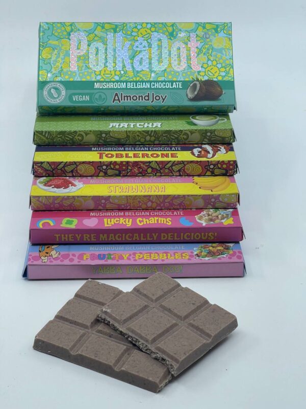 Buy Polka dot mushroom chocolate bars